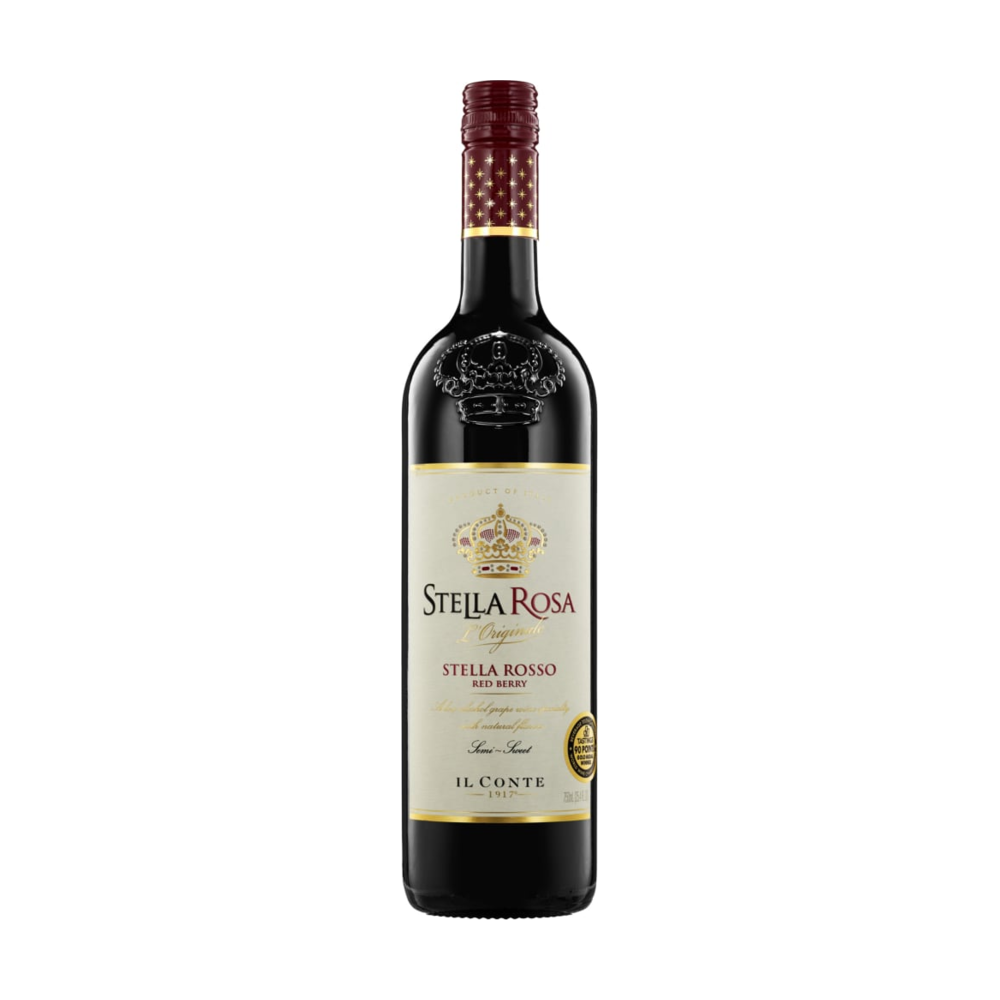 Stella Rosa Rosso Red Berry Semi-Sweet Red Wine bottle