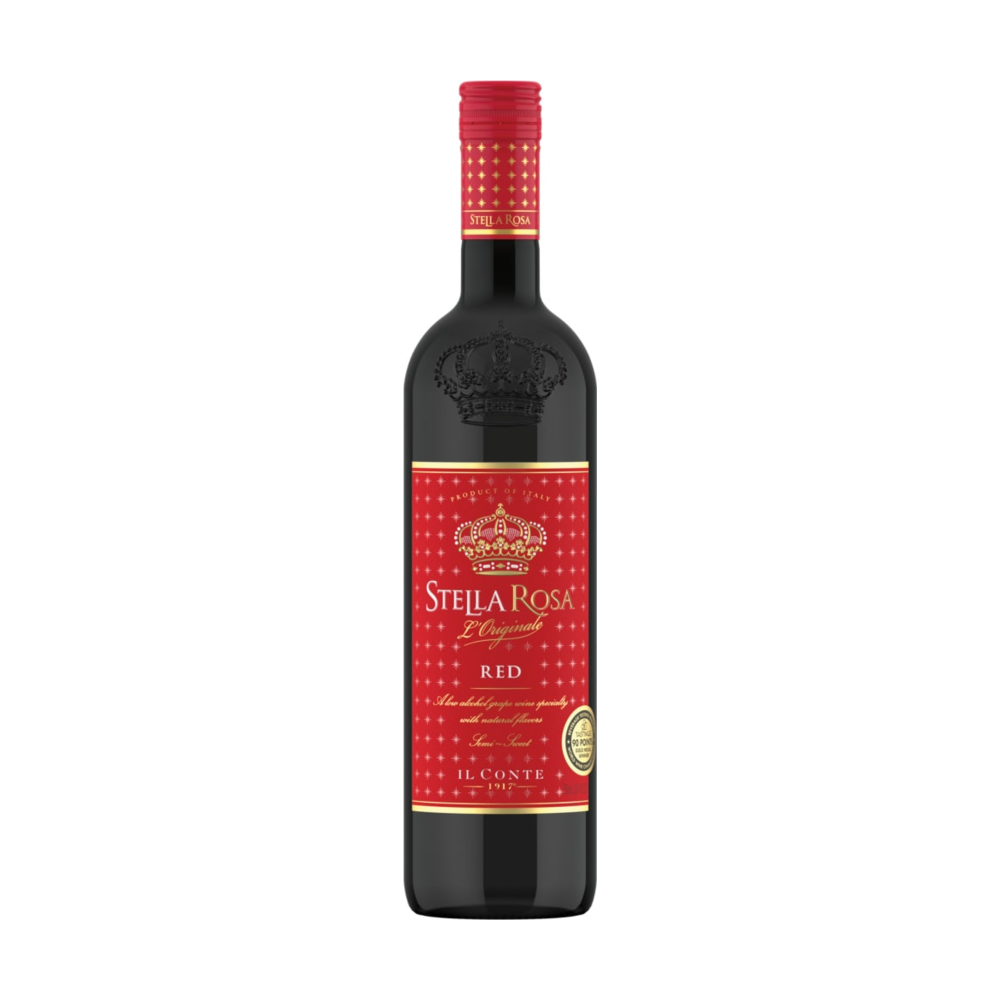Stella Rosa Red Semi-Sweet Italian Red Wine bottle