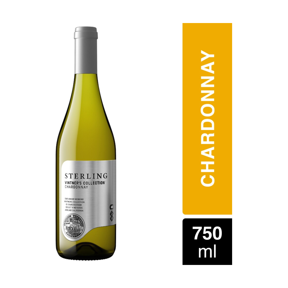 Sterling Vintner's Collection California Chardonnay White Wine bottle