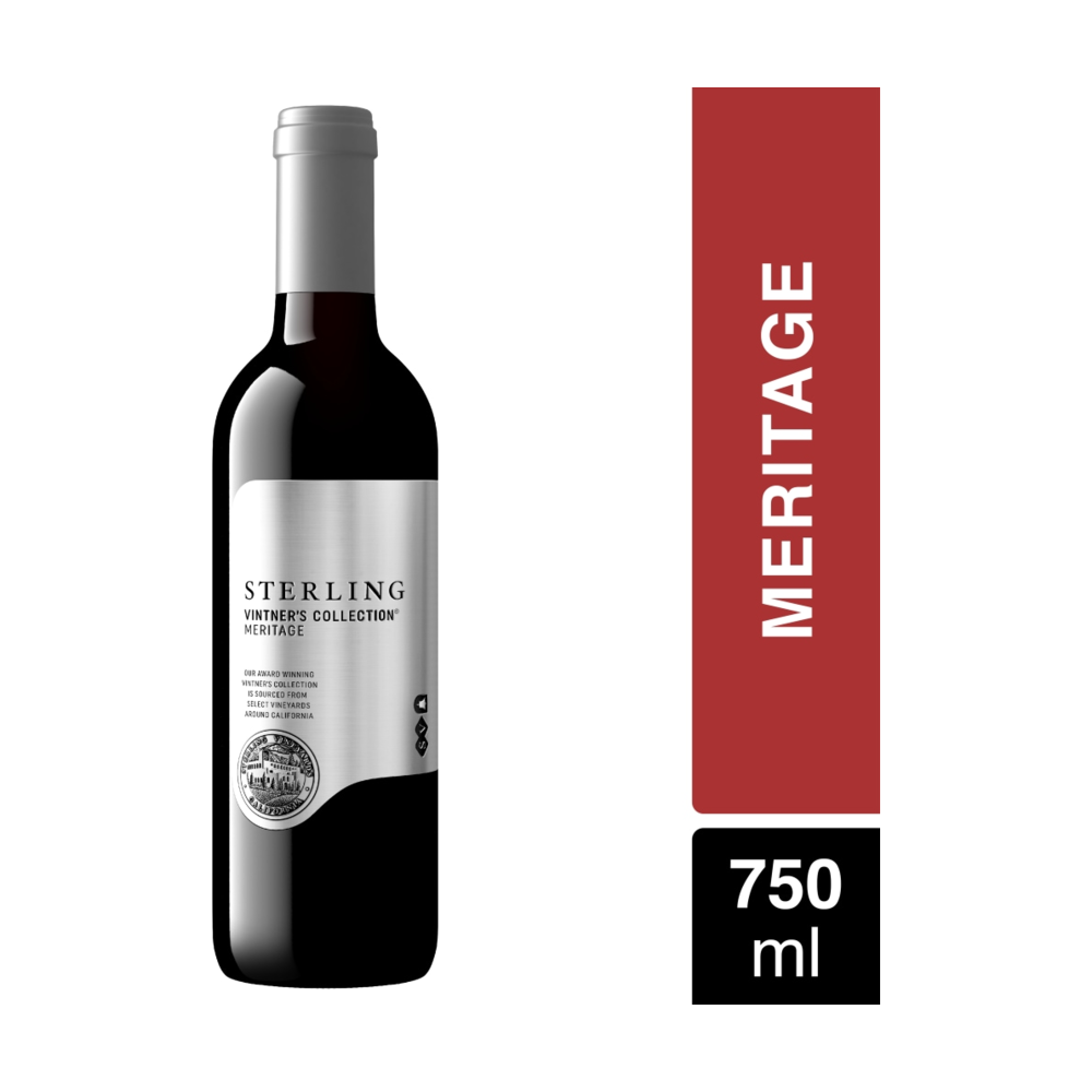 Sterling Vintner's Collection California Meritage Red Wine bottle