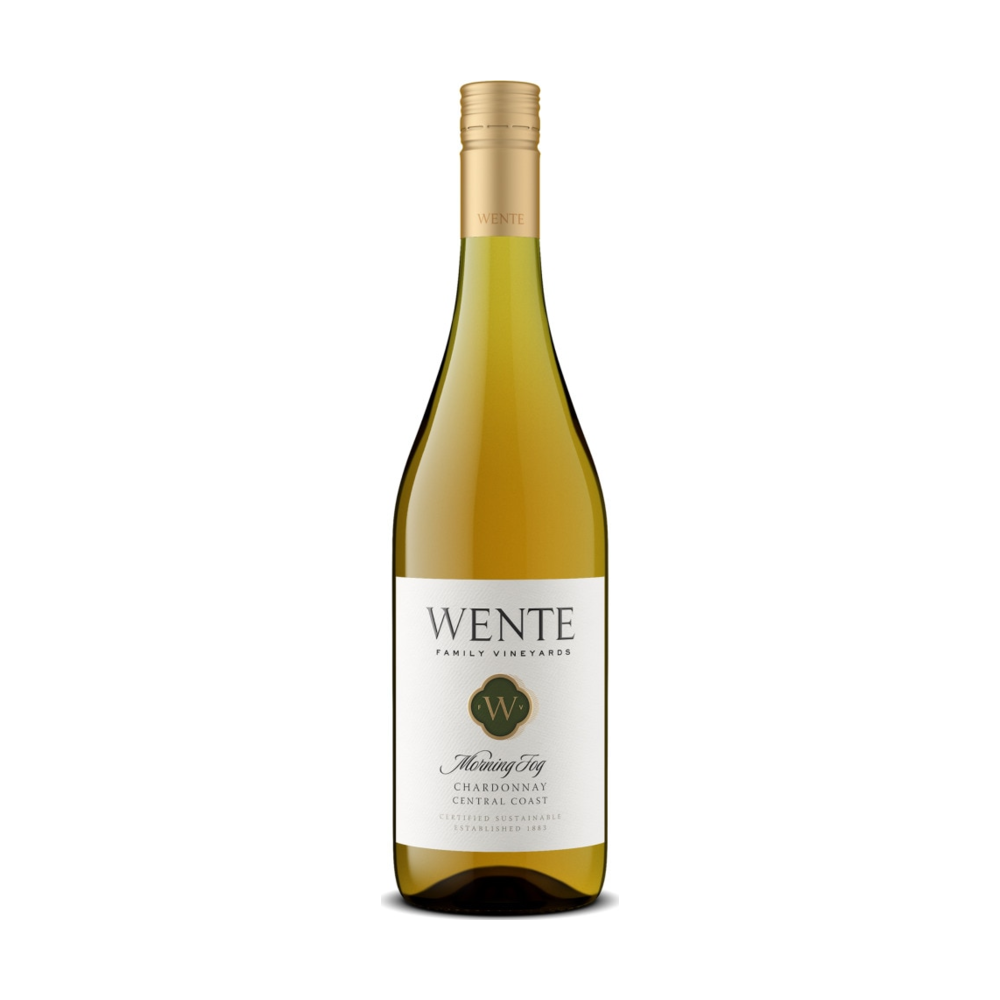 Wente Vineyards Morning Fog Chardonnay California White Wine bottle