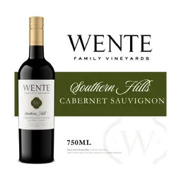 Wente Vineyards Southern Hills Cabernet Sauvignon California Red Wine bottle