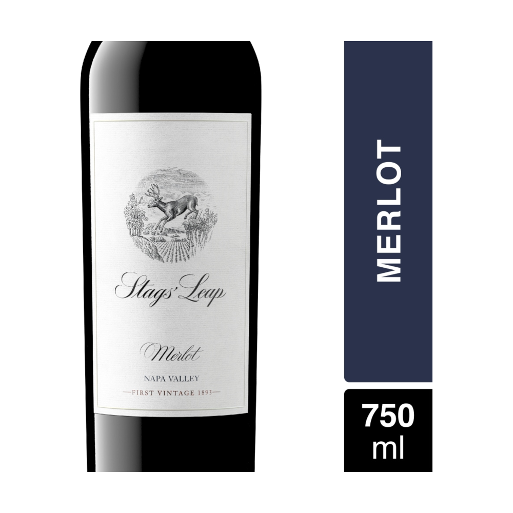 Stags' Leap Winery Merlot Napa Valley Red Wine bottle