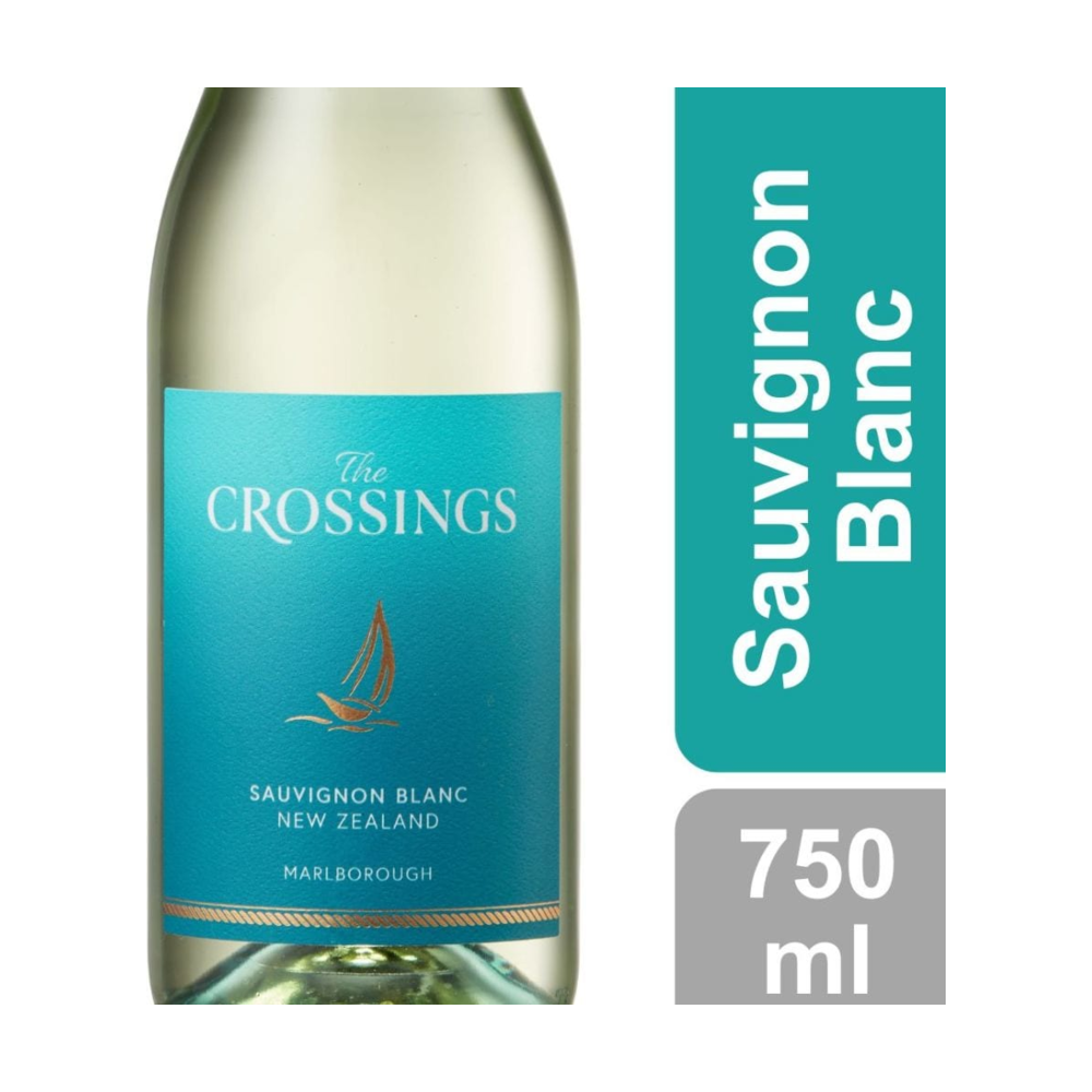 The Crossings Sauvignon Blanc New Zealand White Wine bottle