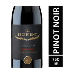 The Recipient Pinot Noir Red California Wine bottle