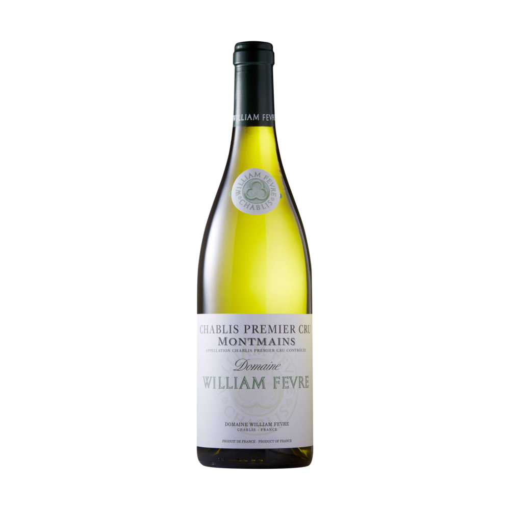 William Fevre Chardonnay Chablis 1er Cru Montmains French White Wine bottle