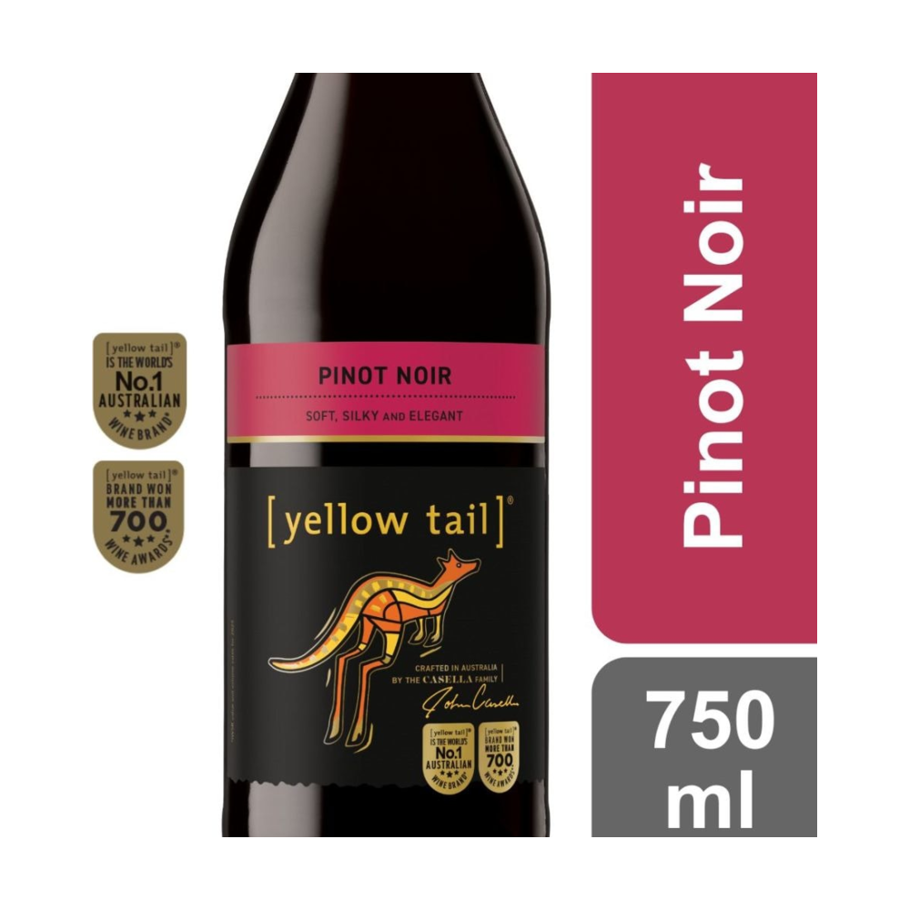 Yellow Tail Pinot Noir Australia Red Wine bottle