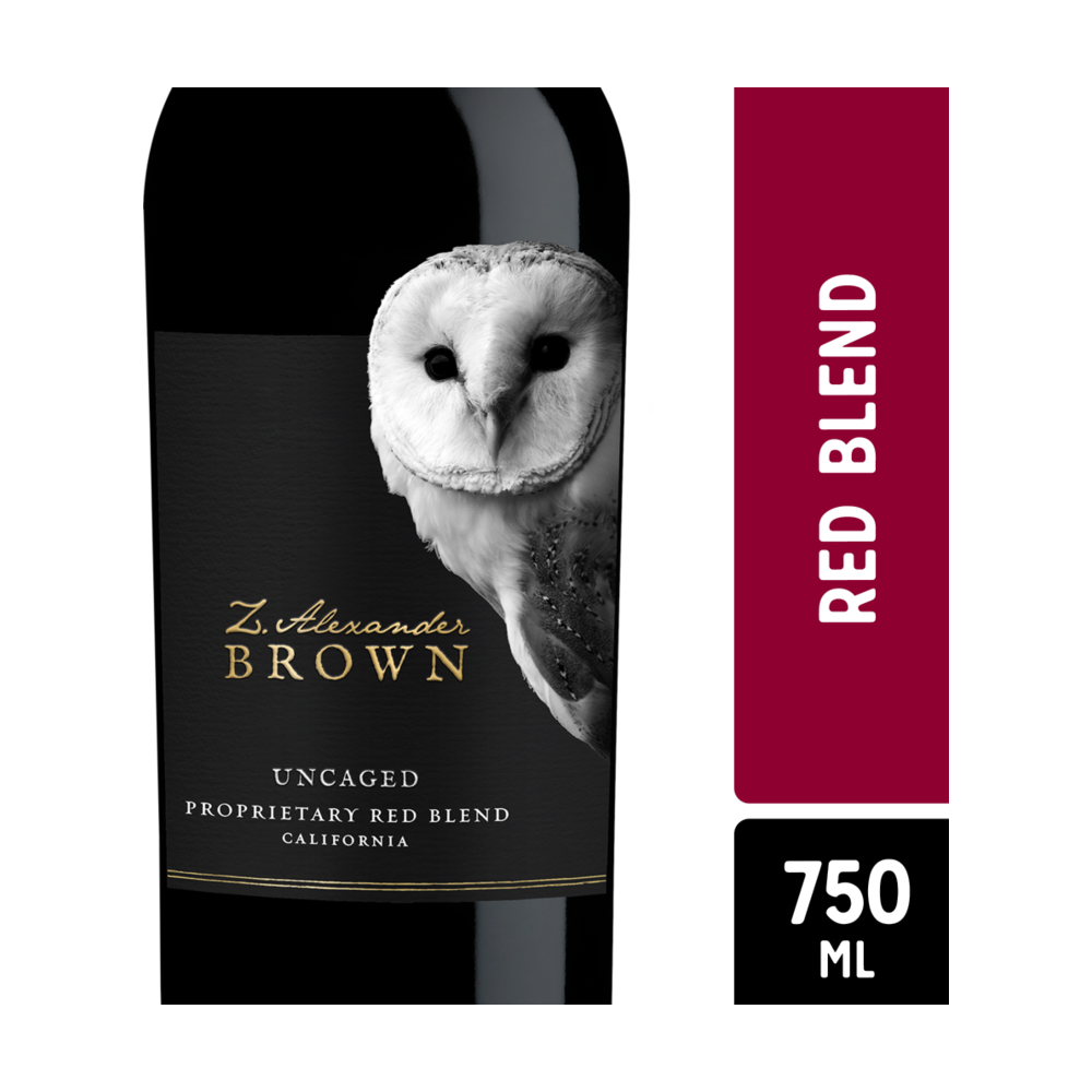 Z. Alexander Brown Red Blend Wine, California bottle