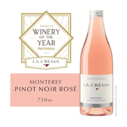 La Crema Monterey Pinot Noir Rosé California Rose Wine bottle
