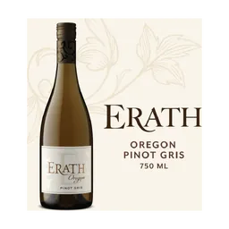 Erath Pinot Gris Oregon White Wine bottle