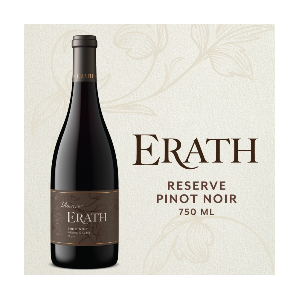 Erath Reserve Collection Pinot Noir Oregon Red Wine bottle