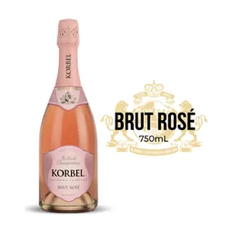 Korbel Brut Rose California Champagne bottle