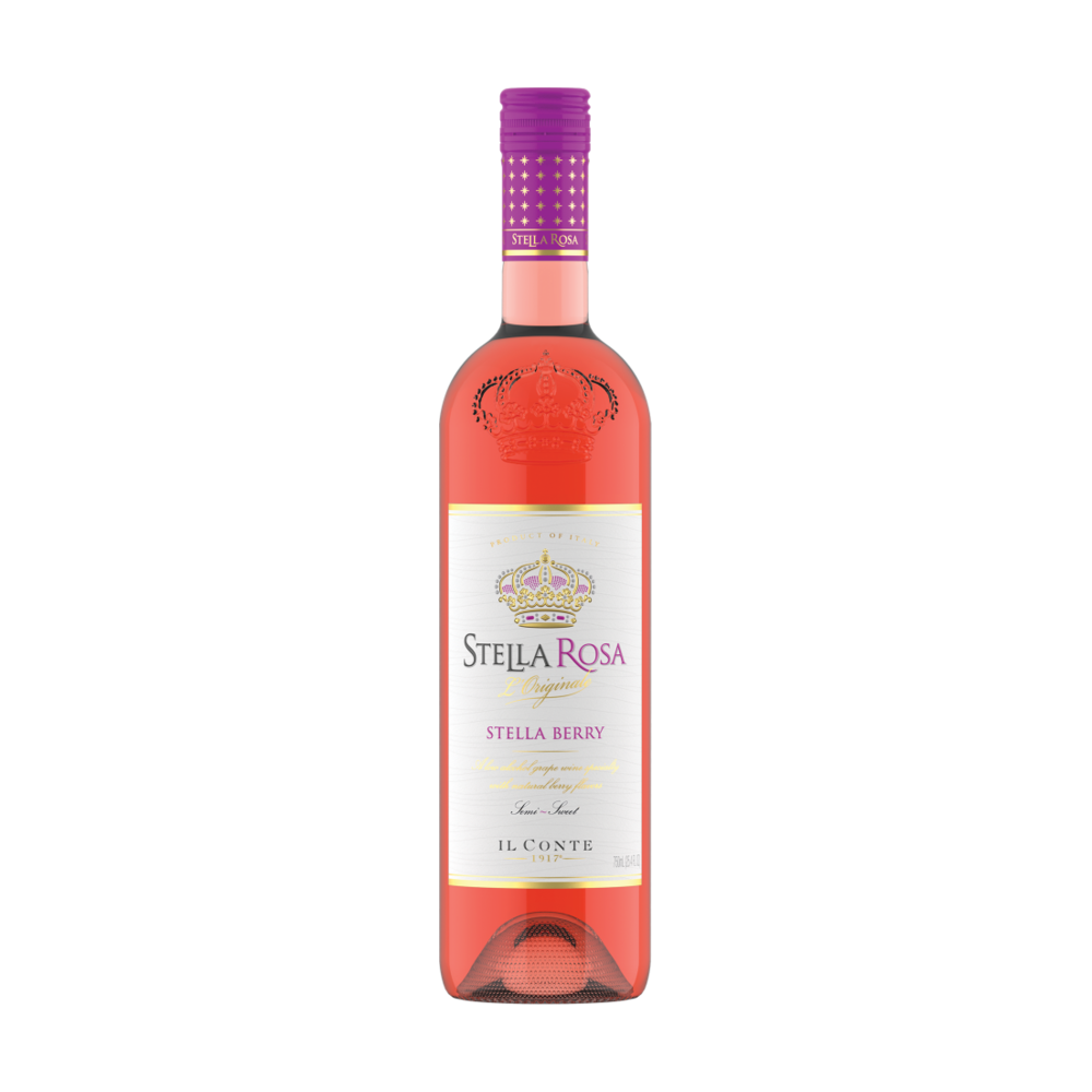 Stella Rosa Berry Semi-Sweet Italian Rosé Wine bottle