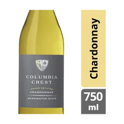 Columbia Crest Grand Estates Chardonnay Washington White Wine bottle