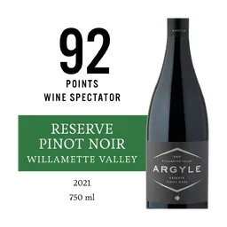 Argyle Reserve Artisan Series Pinot Noir Oregon Red Wine bottle