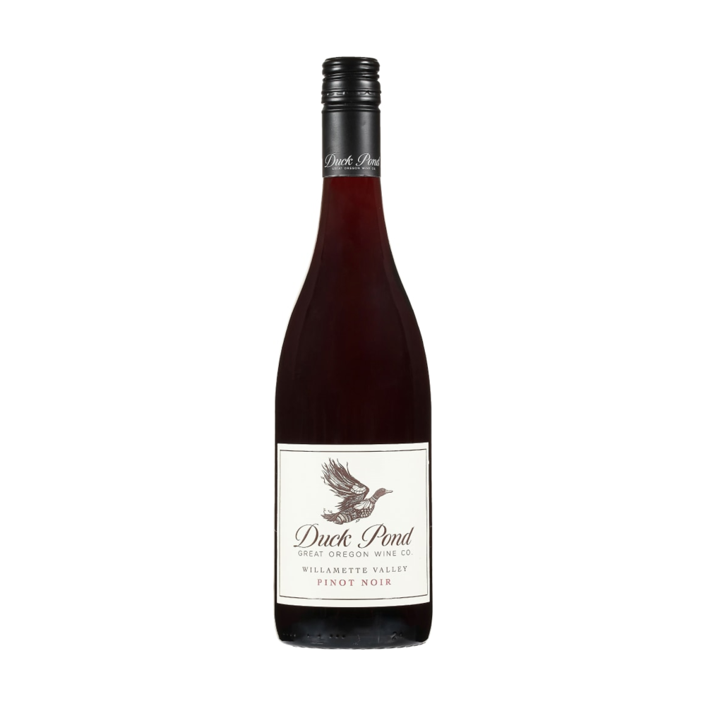 Duck Pond Pinot Noir Oregon Red Wine bottle
