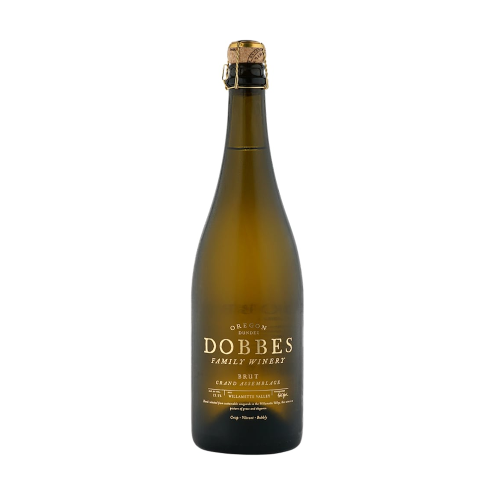 Dobbes Family Winery Grand Assemblage Brut Oregon Sparkling Wine bottle