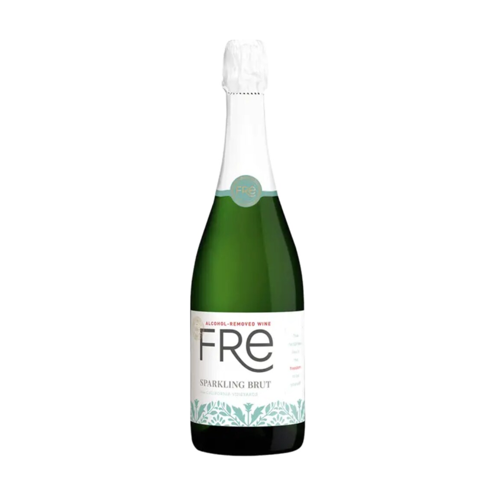 FRE Alcohol-Removed Sparkling Brut California White Wine 750 ml bottle