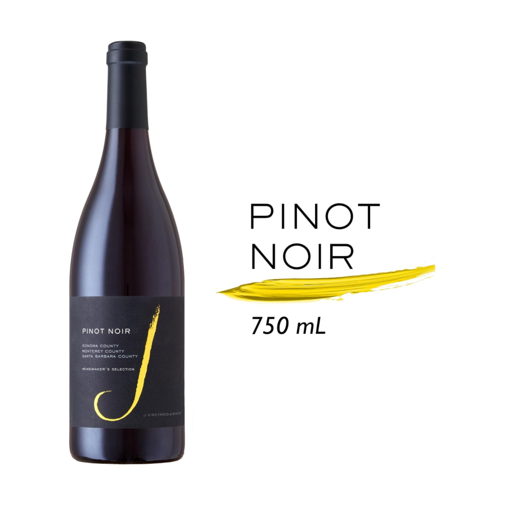 J Vineyards Pinot Noir California Red Wine bottle