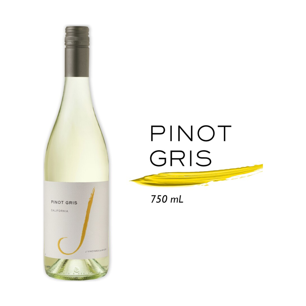 J Vineyards Pinot Gris California White Wine bottle