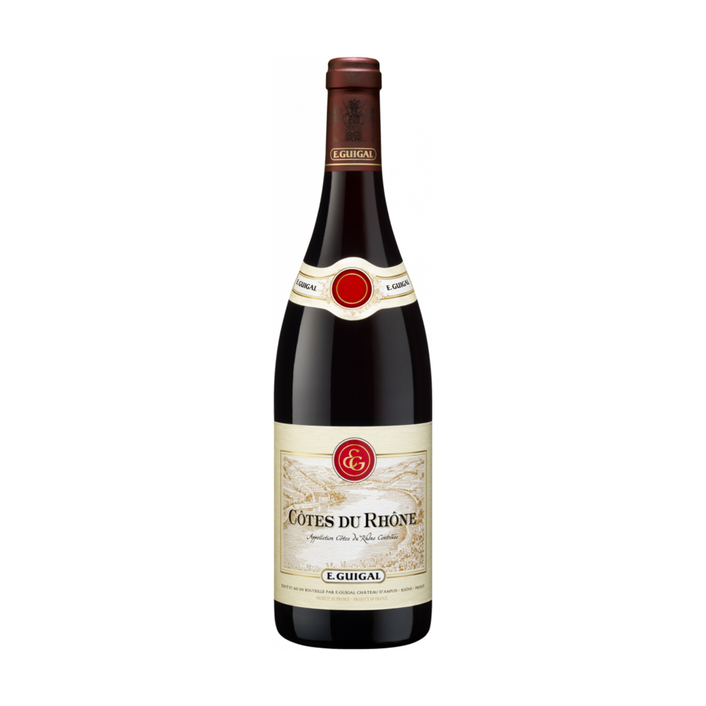 E. Guigal Cotes du Rhone bottle