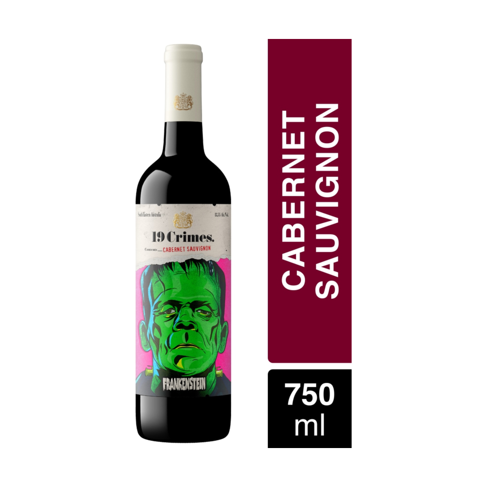 19 Crimes Universal Monsters Cabernet Sauvignon Red Wine bottle