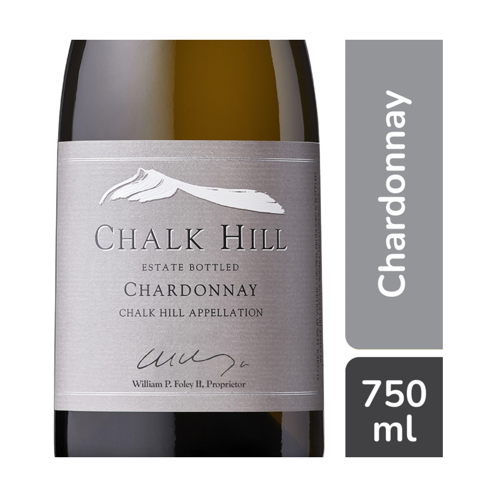 Chalk Hill Estate Bottled Chardonnay California White Wine bottle