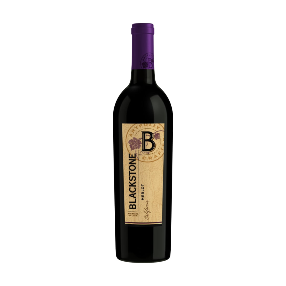Blackstone Winery Merlot California Red Wine bottle