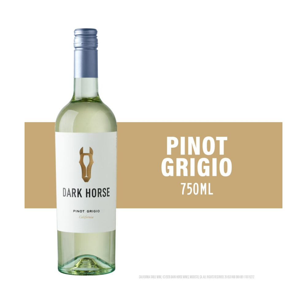 Dark Horse Pinot Grigio California White Wine bottle