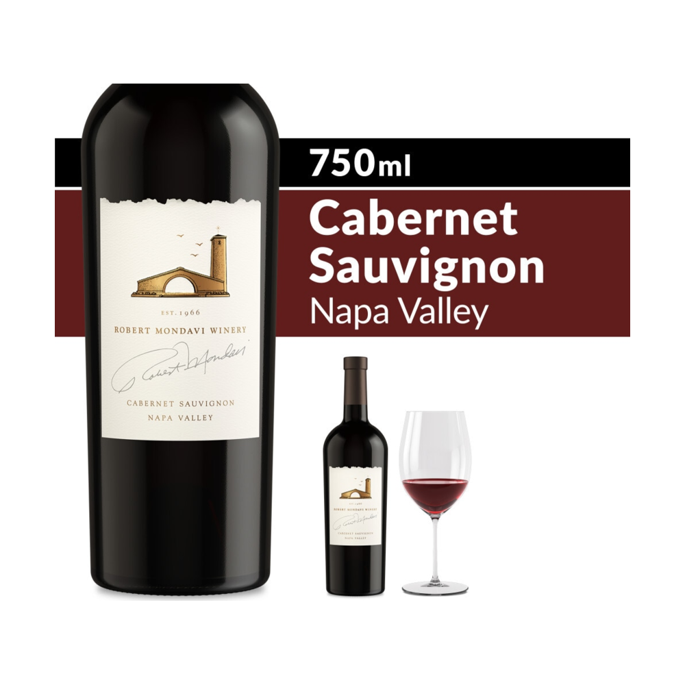 Robert Mondavi Winery Cabernet Sauvignon 2022 Napa Valley Red Wine bottle