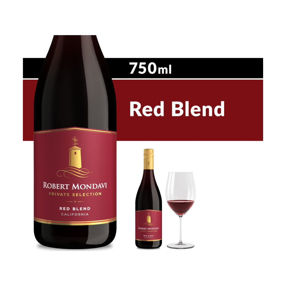 Robert Mondavi Private Selection California Red Blend Red Wine bottle
