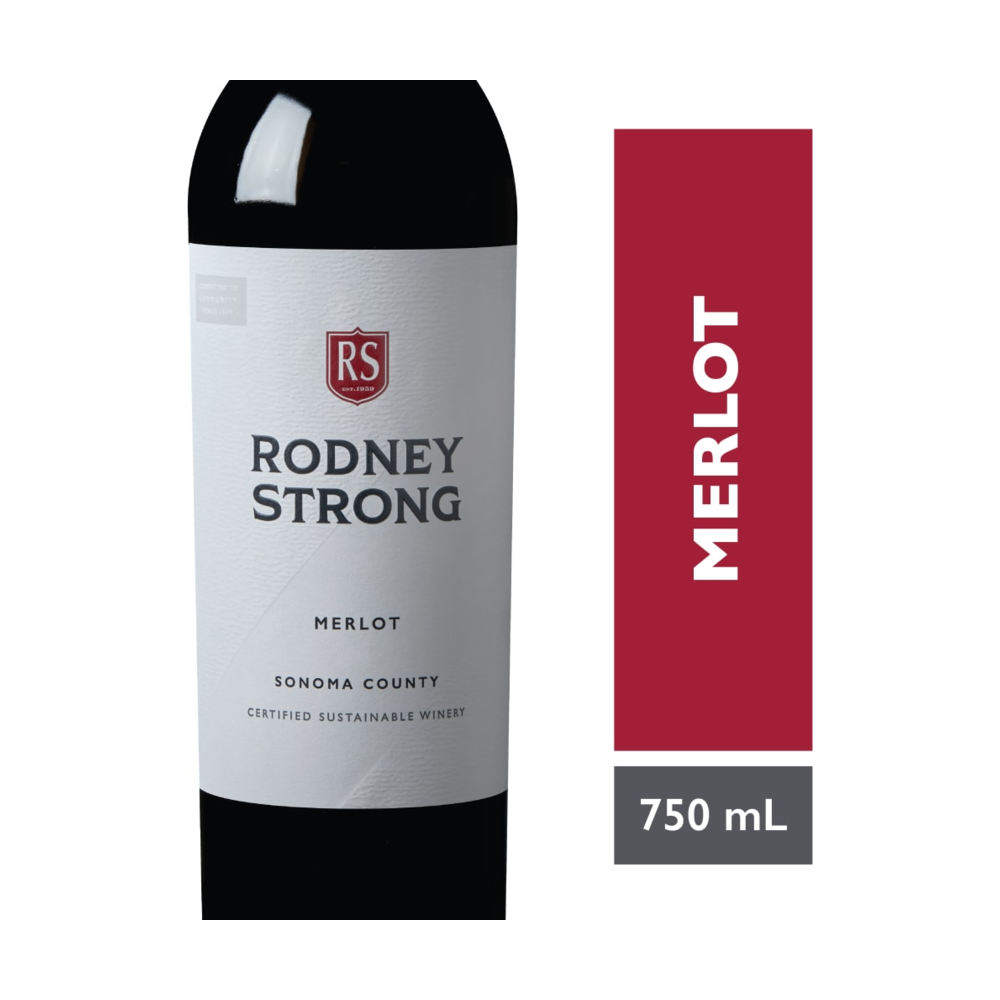 Rodney Strong Merlot Red Wine bottle