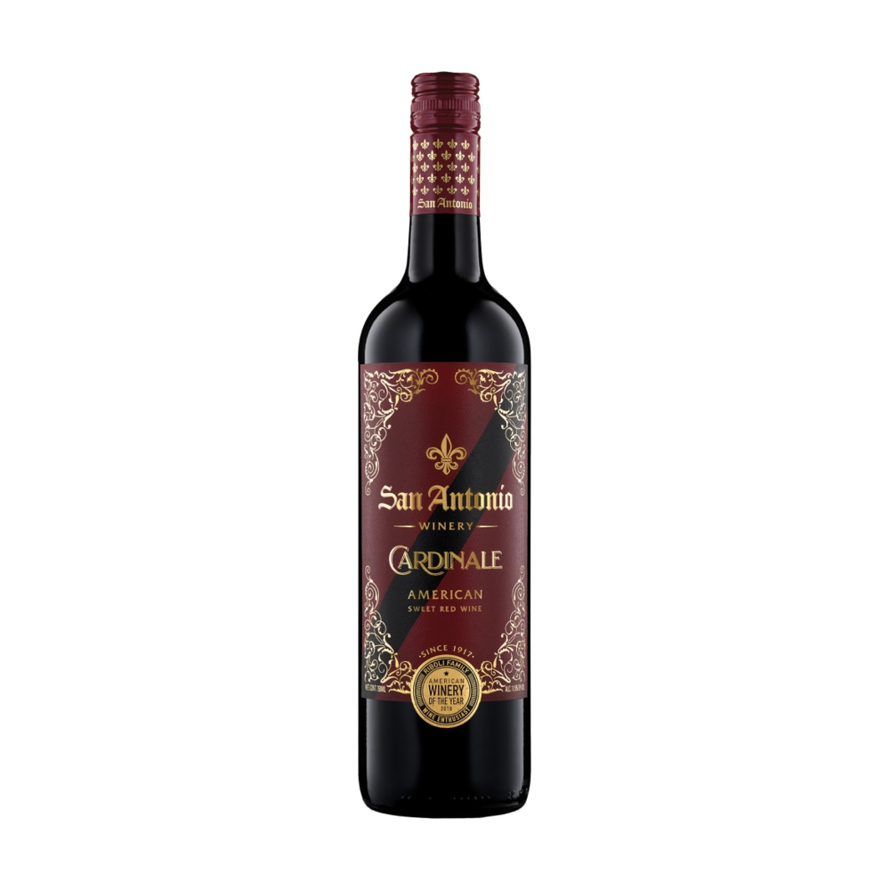 San Antonio Specialty Cardinale Sweet California Red Wine bottle