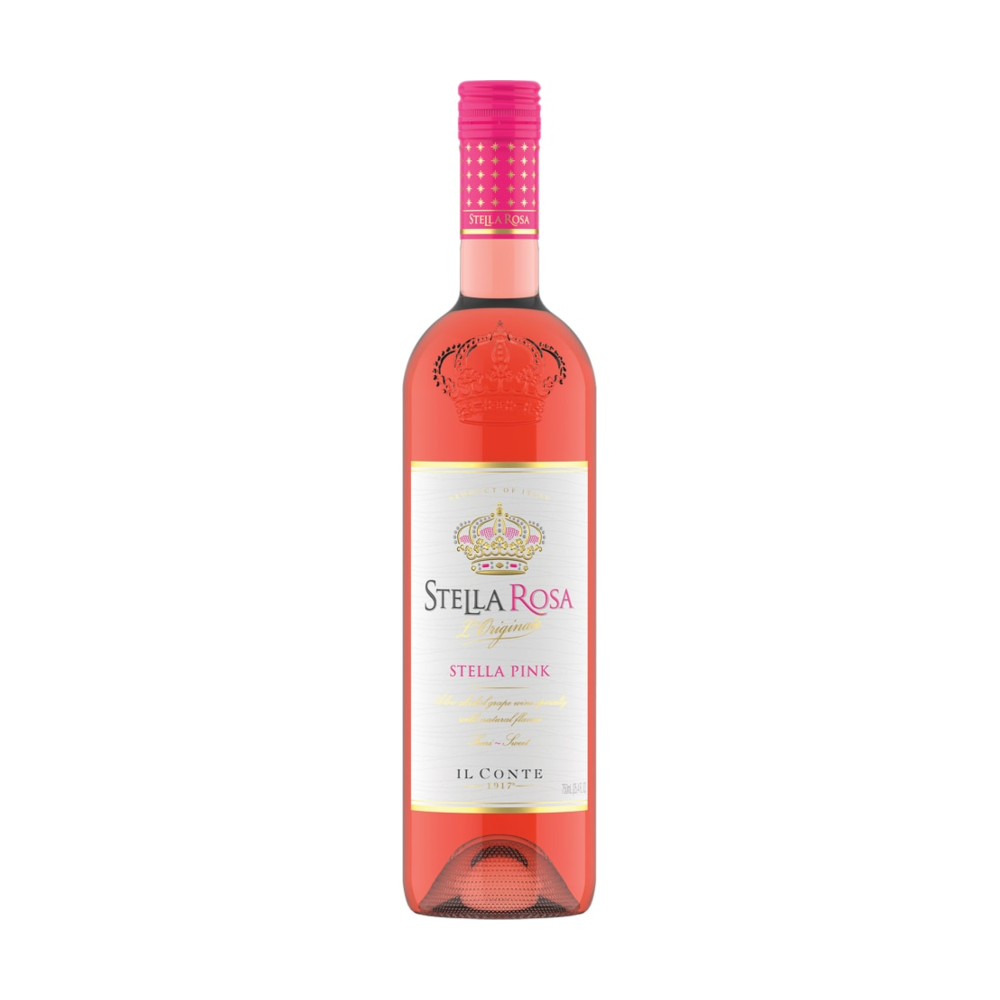 Stella Rosa Pink Semi-Sweet Italian Rose Wine bottle