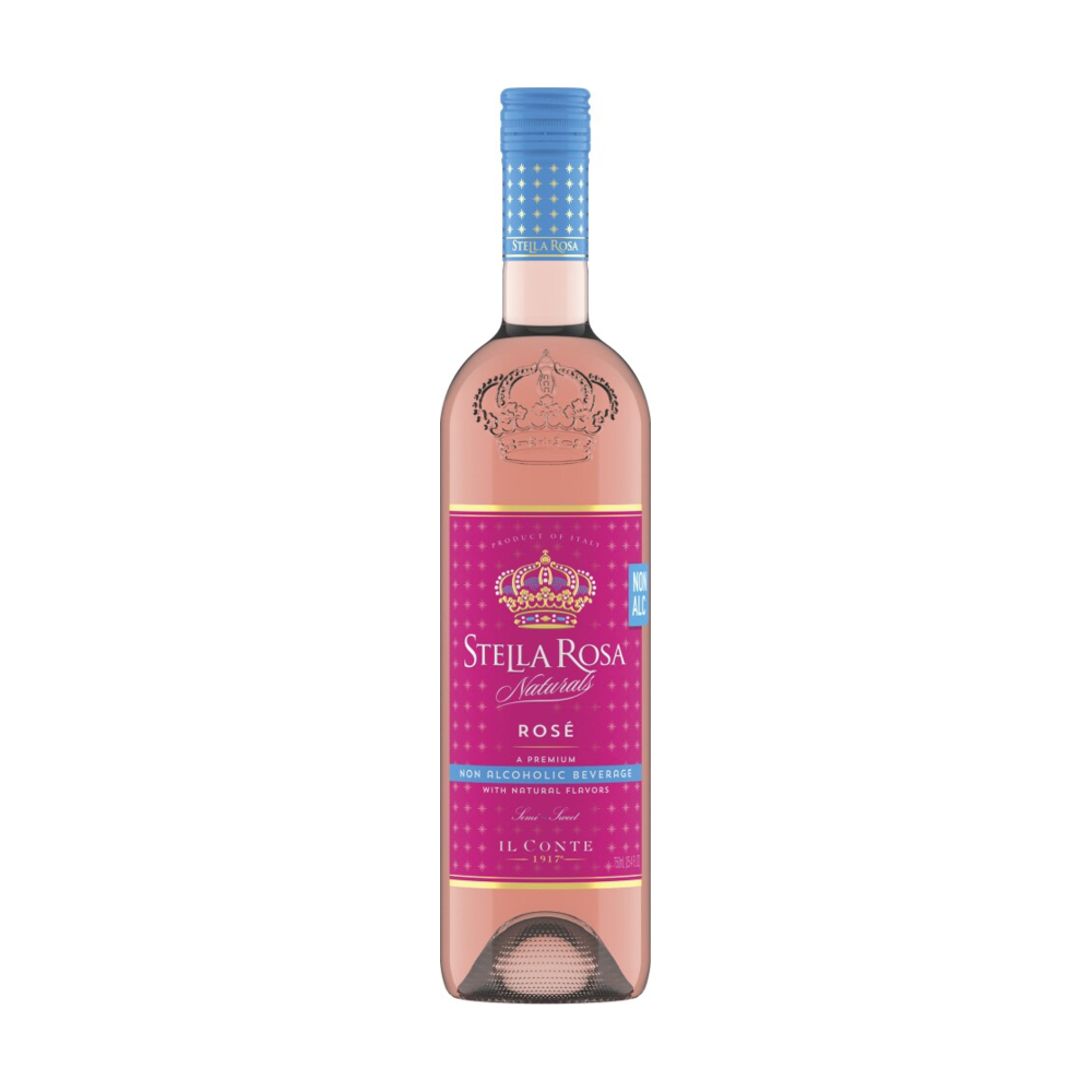 Stella Rosa Naturals Non-Alcoholic Italian Rose Wine bottle