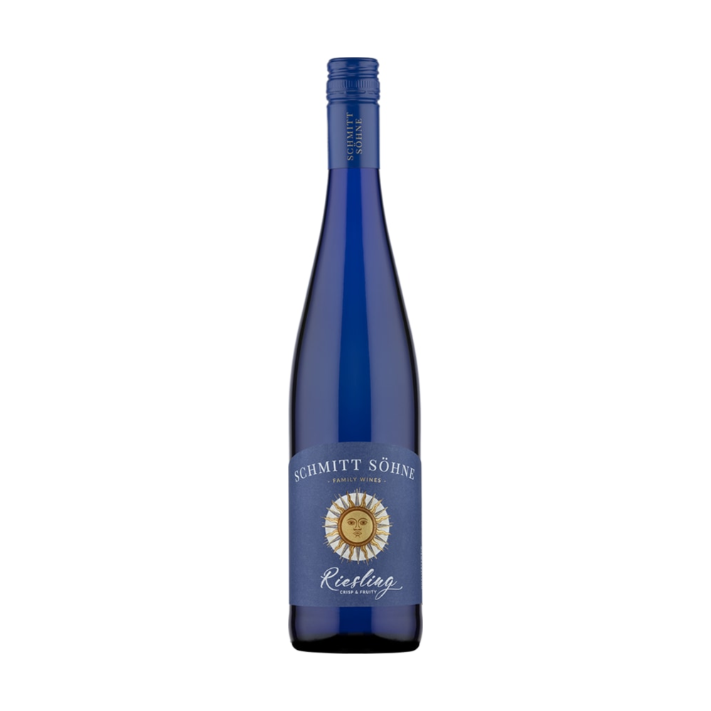 Schmitt Sohne German Riesling Qba White Wine bottle
