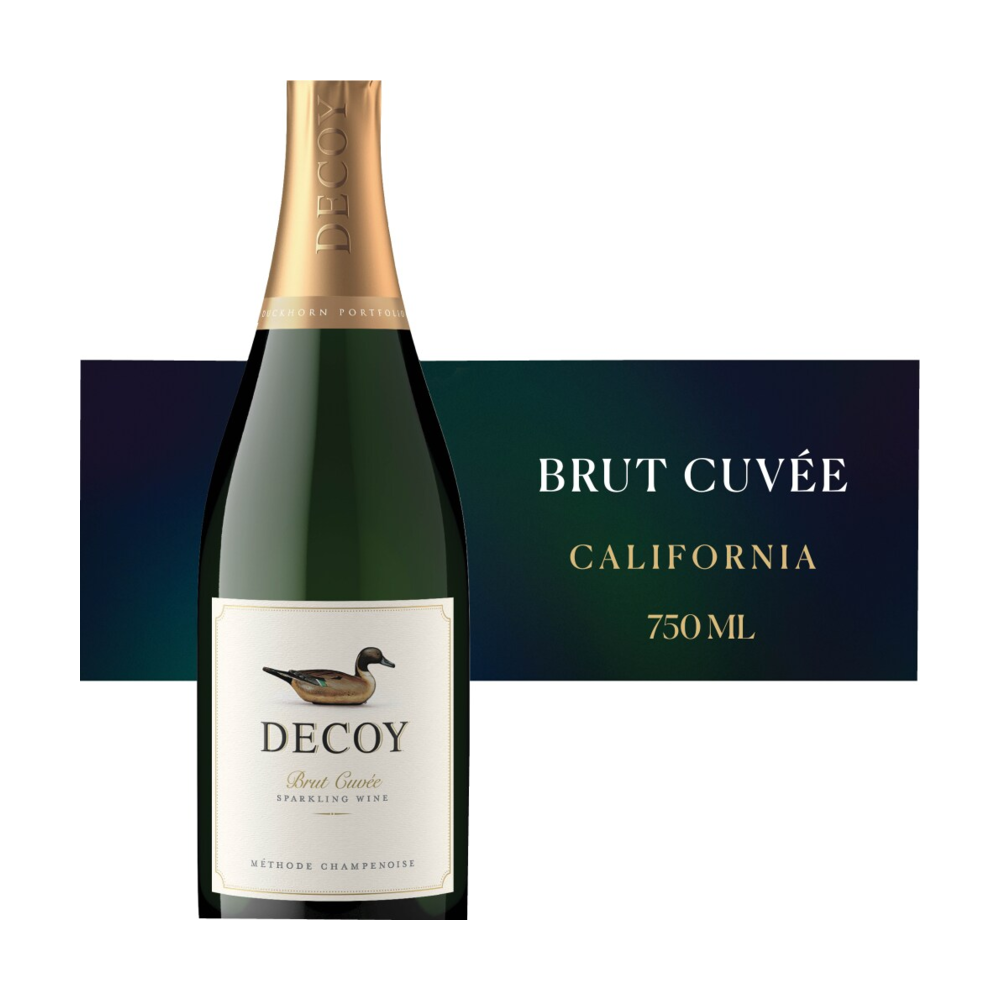 Decoy Brut Cuvee Sparkling Wine bottle