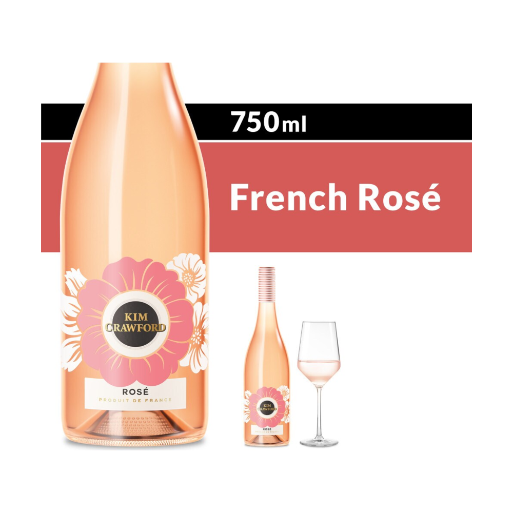 Kim Crawford French Rose Wine bottle