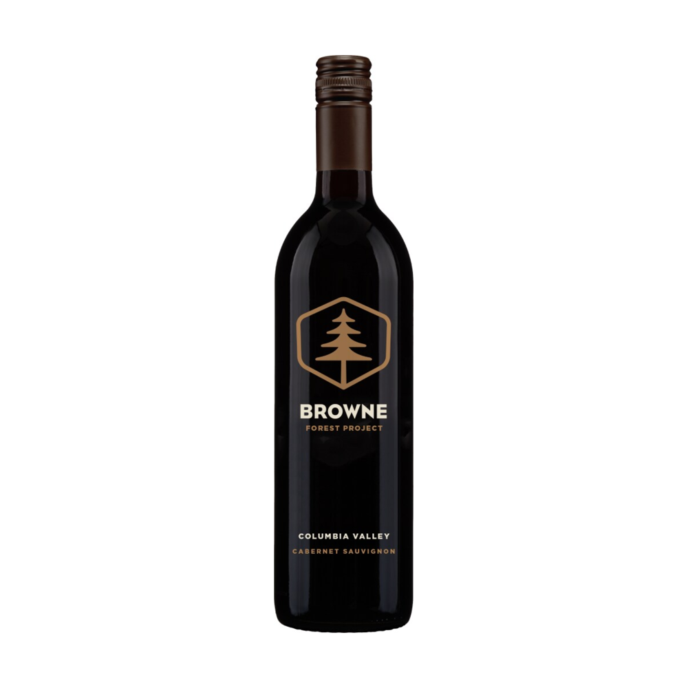 Browne Family Vineyards Forest Project Cabernet Sauvignon Columbia Valley Red Wine bottle