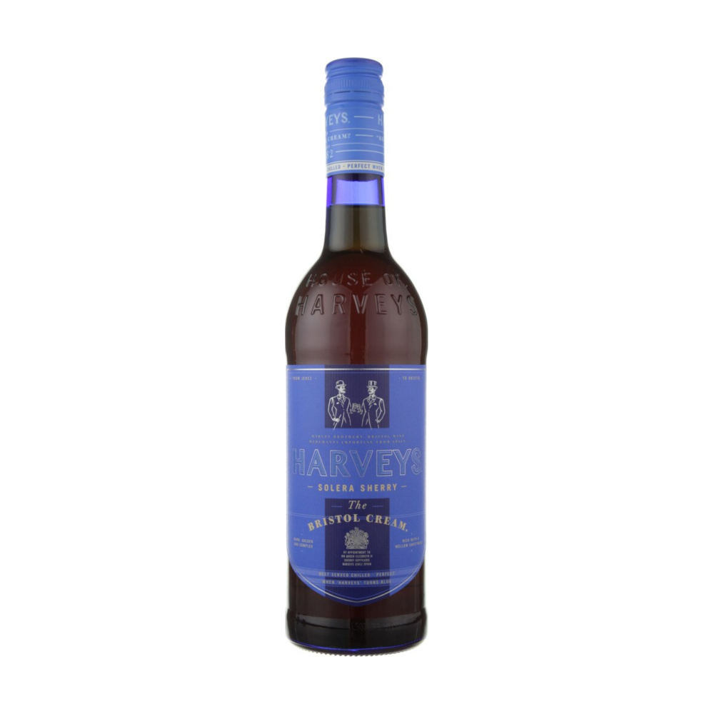 Harveys Bristol Cream Spain Sherry bottle