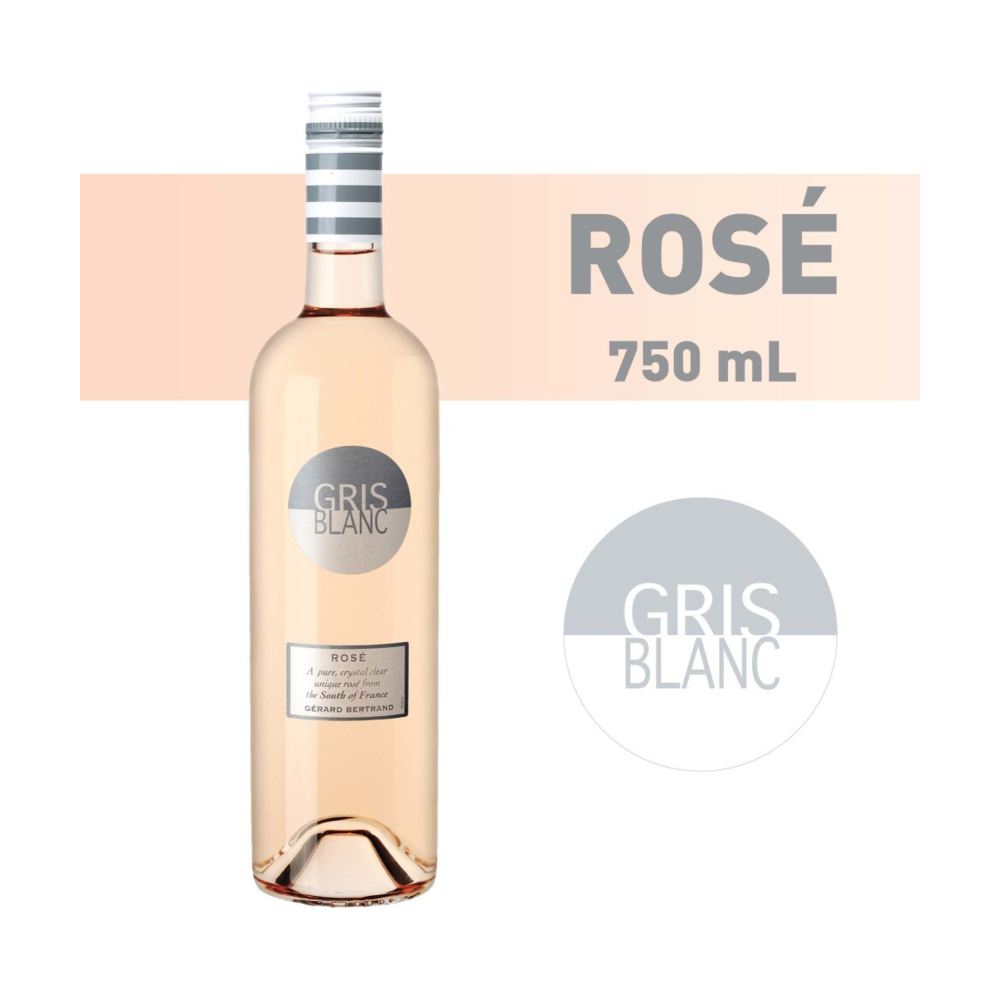 Gerard Bertrand Gris Blanc France Rose Wine bottle