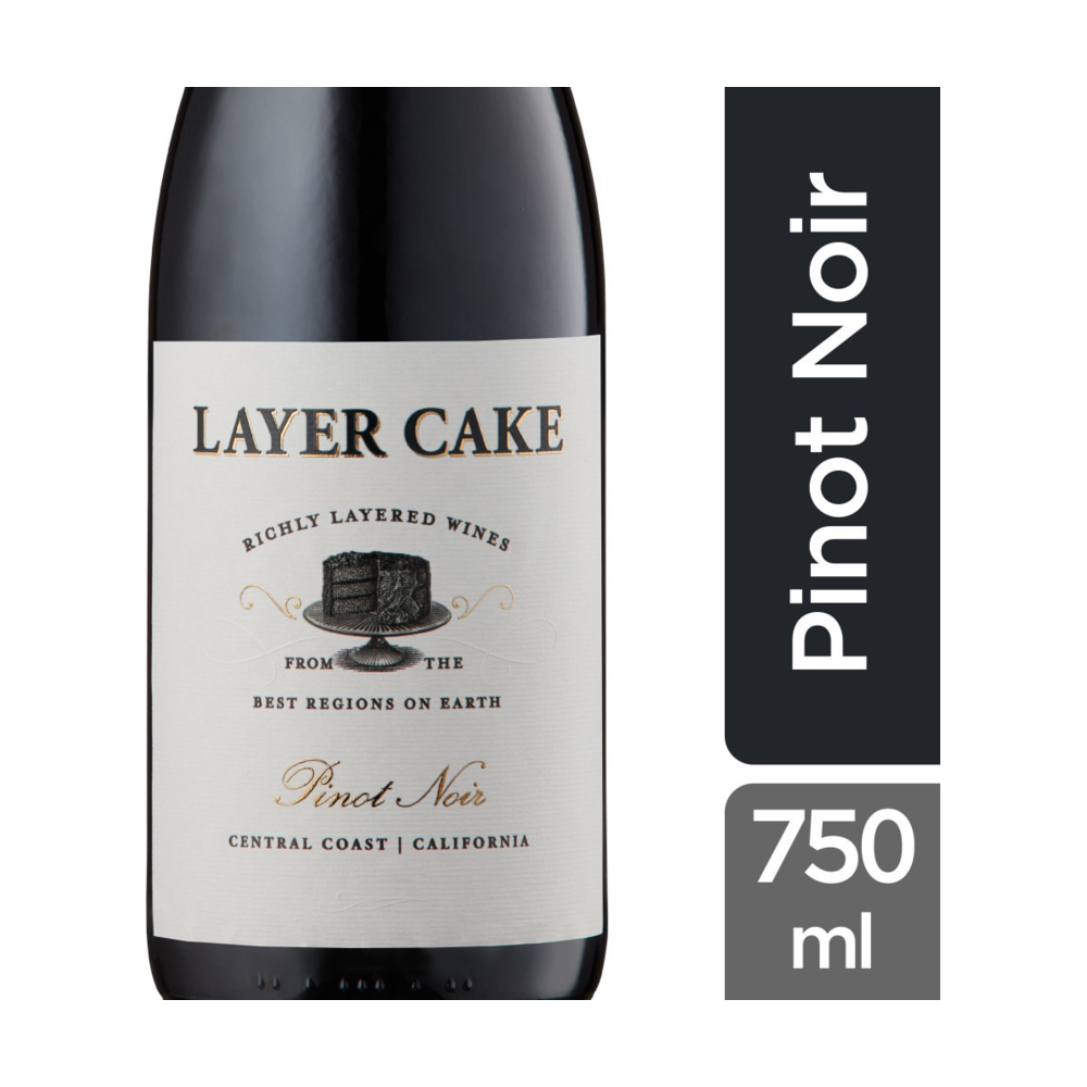 Layer Cake Pinot Noir California Red Wine bottle