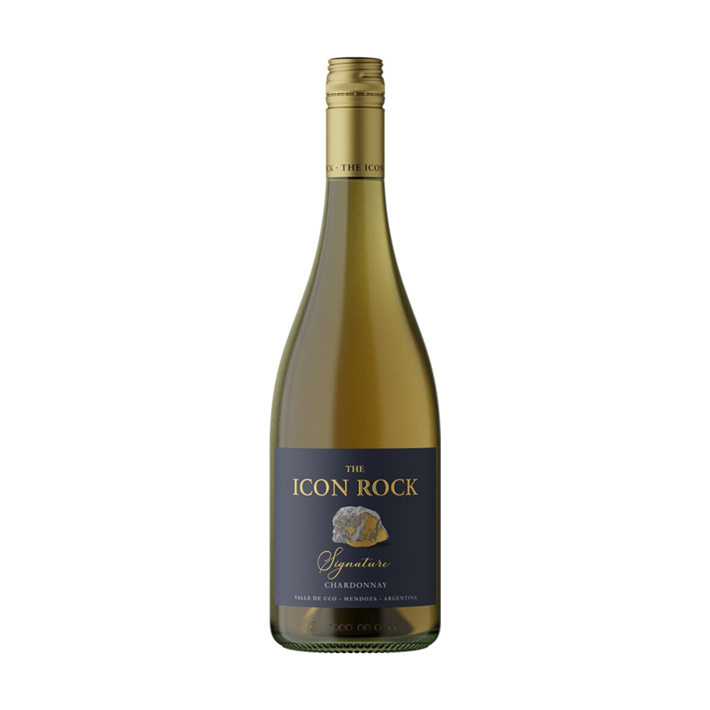 The Icon Rock Signature Chardonnay bottle