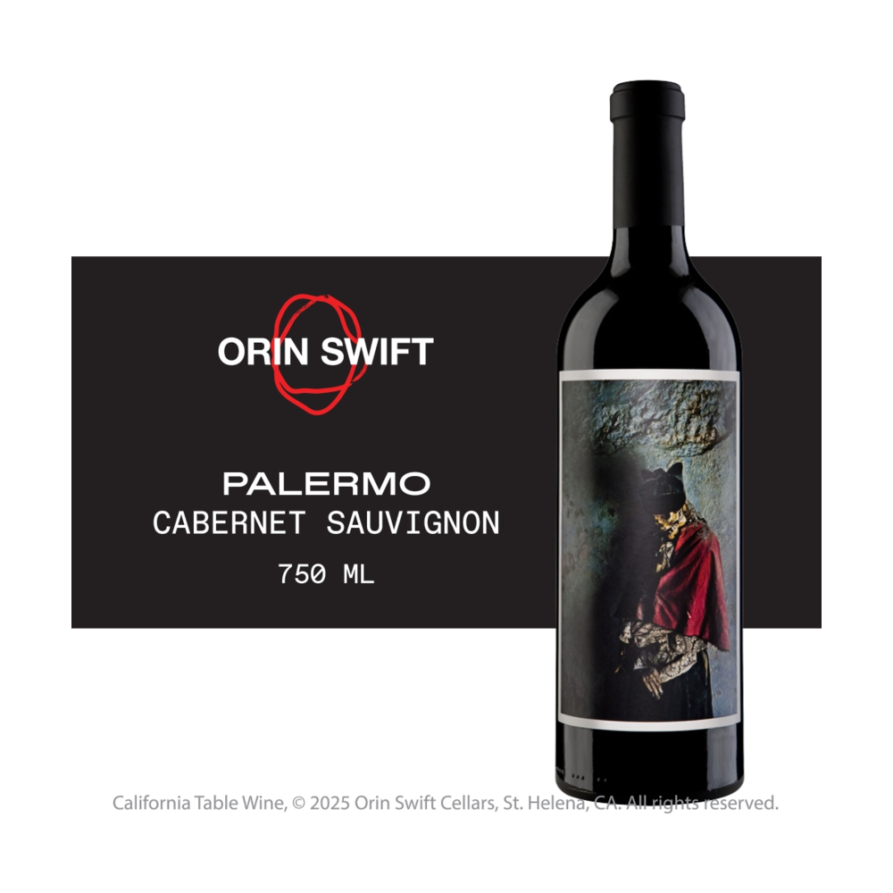 Orin Swift Palermo Cabernet Sauvignon California Red Wine bottle