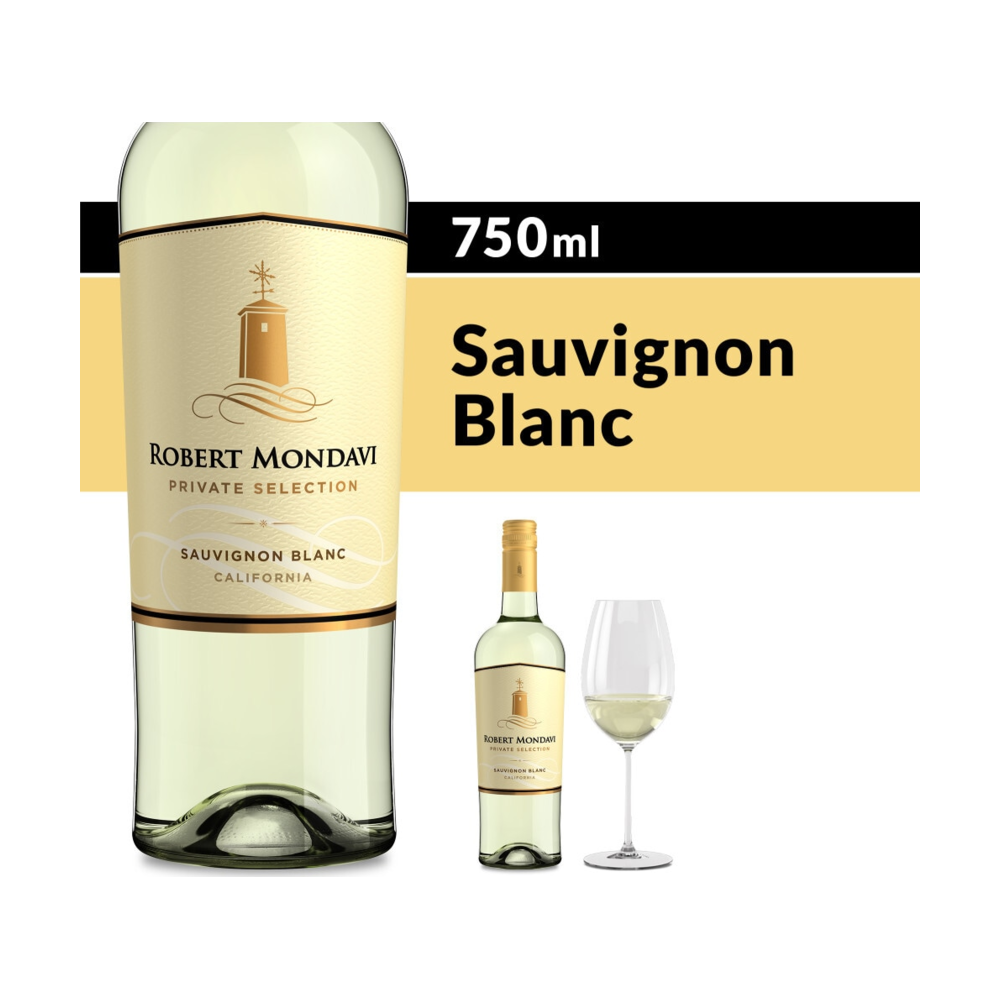 Robert Mondavi Private Selection Sauvignon Blanc White Wine bottle