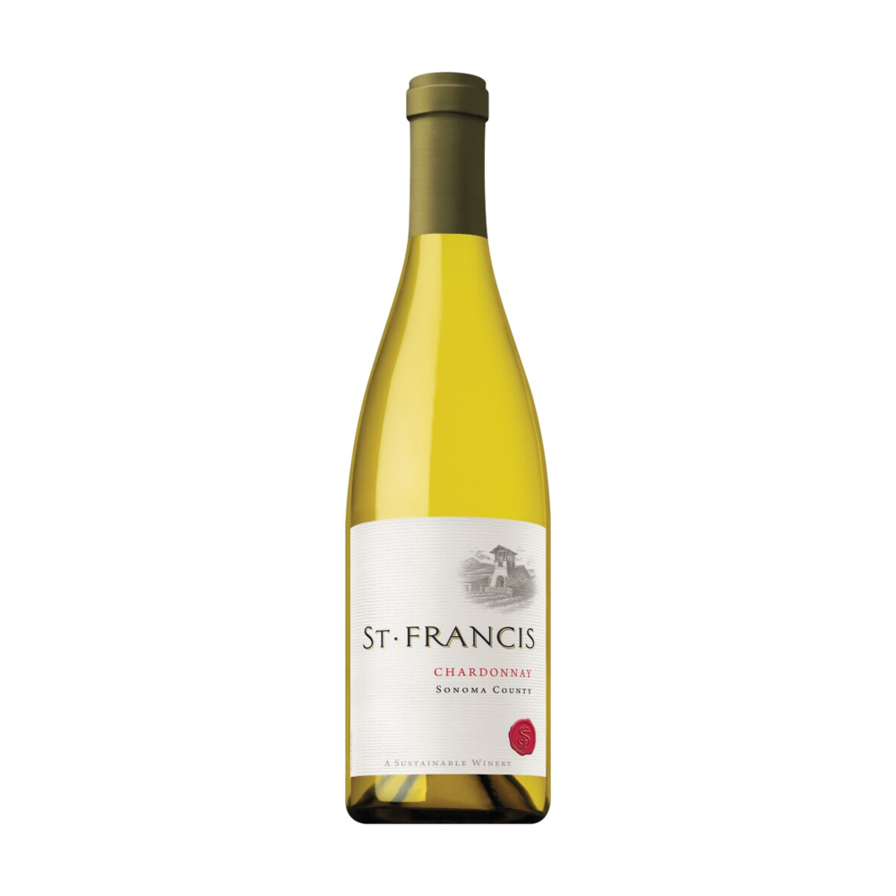 St. Francis Winery Chardonnay California White Wine bottle