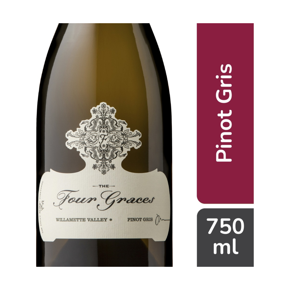 The Four Graces Pinot Gris Oregon White Wine bottle