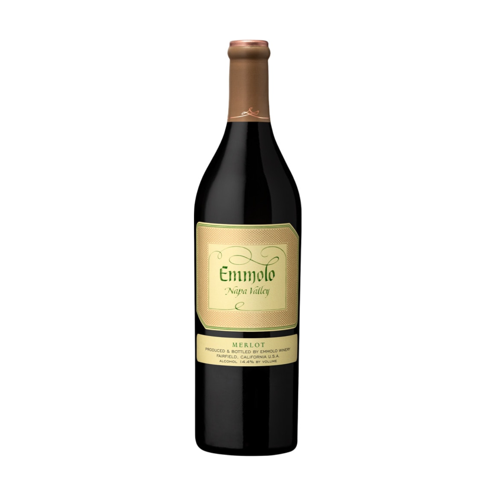 Emmolo Merlot California Red Wine bottle