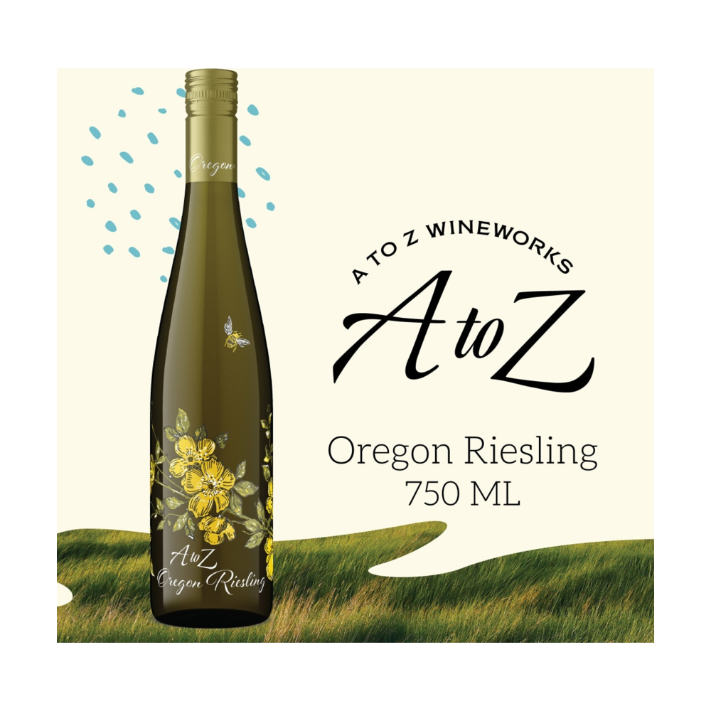 A to Z Wineworks Riesling Oregon White Wine bottle