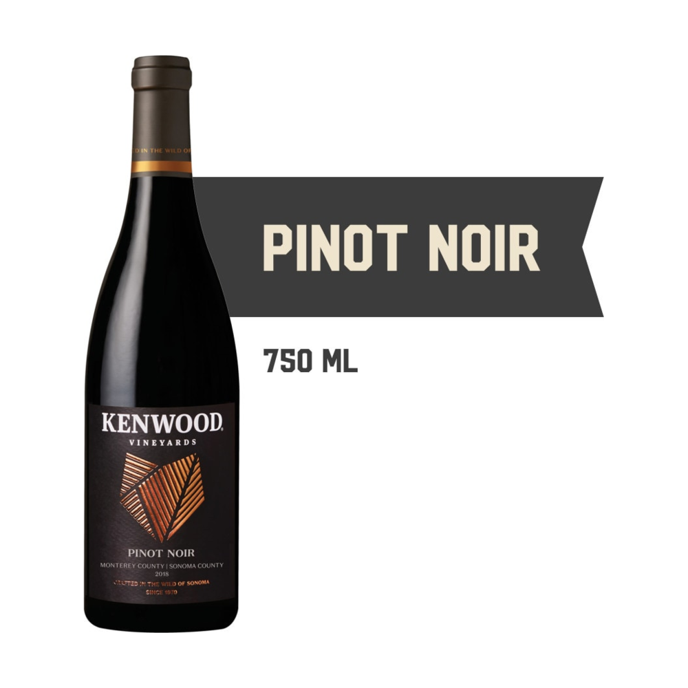 Kenwood Pinot Noir California Red Wine bottle